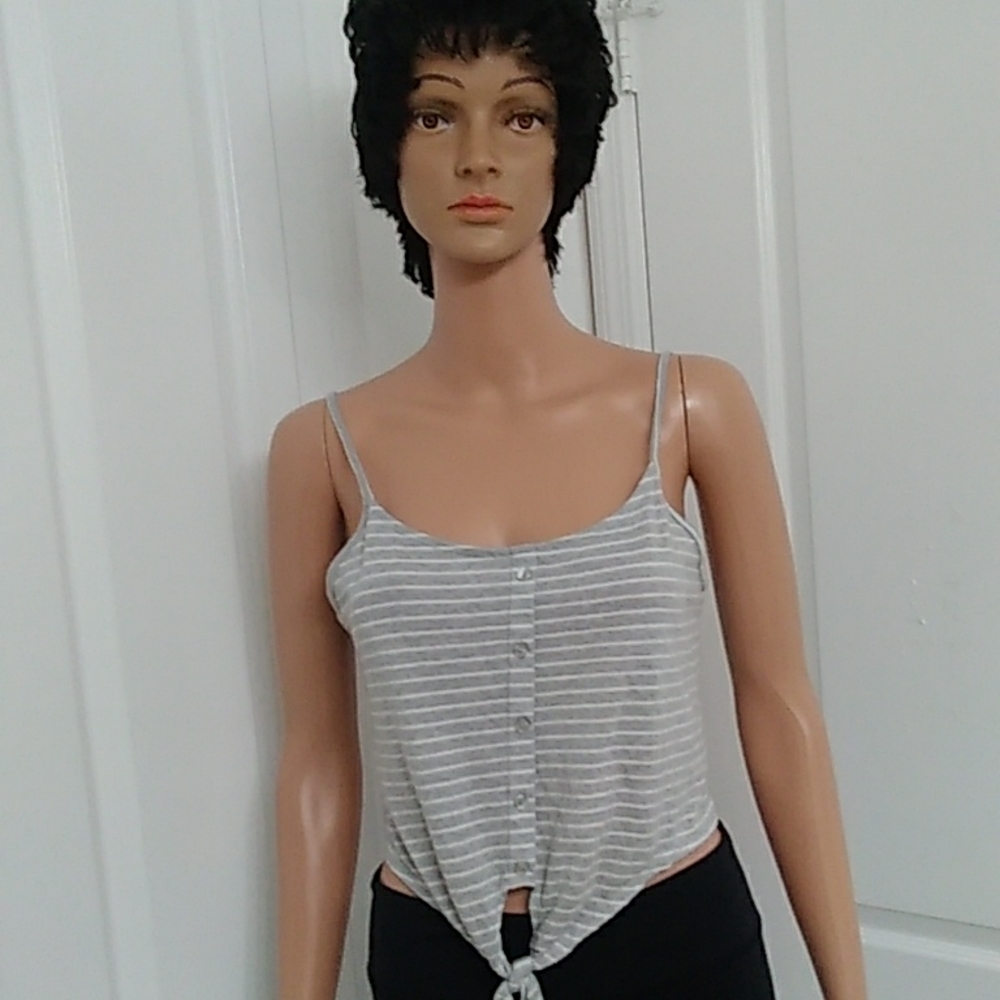 Cute Rib Tank with Knot, size M by Papaya